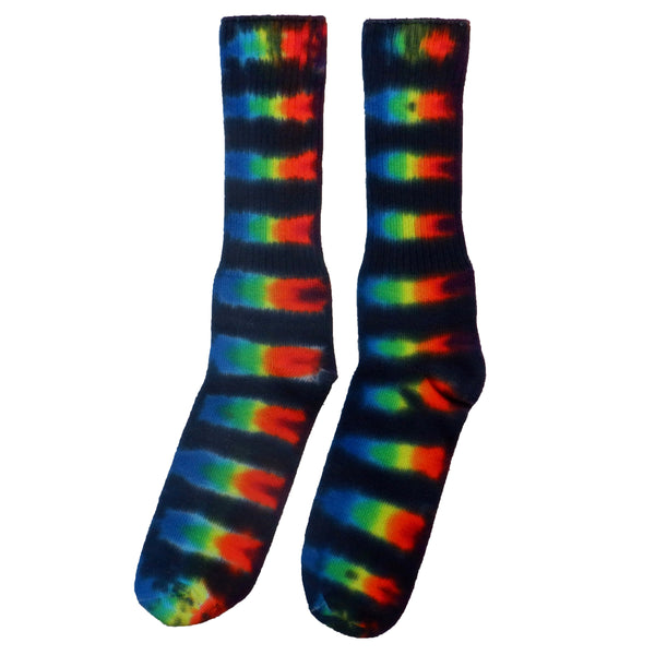 Cosmic Socks - Rainbow/Black