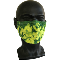 Cosmic Crinkle Face Masks - Yellow/Green